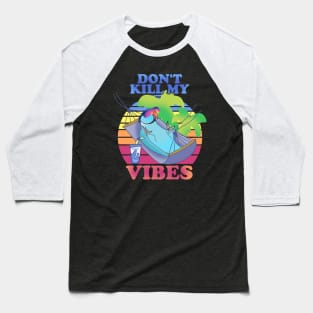 don't kill my vibes - blue indian ringneck Baseball T-Shirt